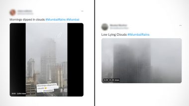 #MumbaiRains Photos and Videos Go Viral on Twitter as The City Witnesses Heavy Downpour Amid Monsoon Arrival (View Tweets)